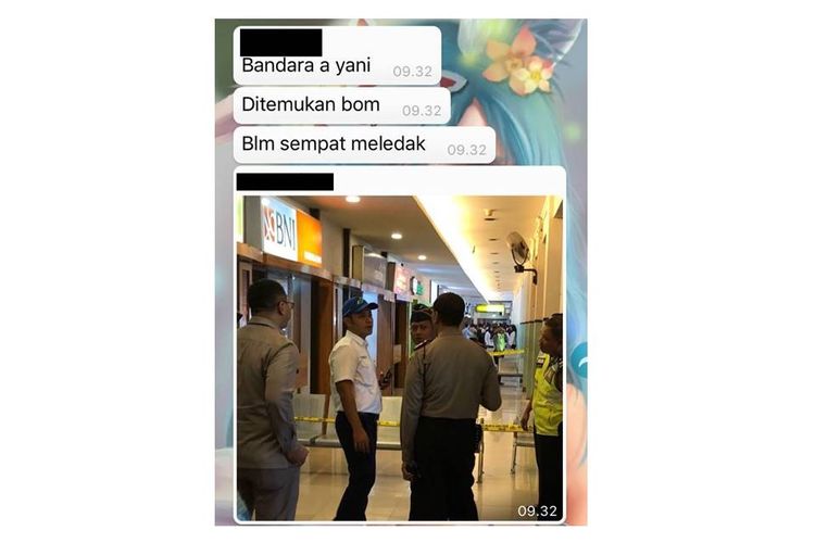 Informasi yang beredar di grup percakapan Whatsapp