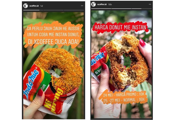 Sebuah kafe di Jakarta menjual donat mi goreng mulai hari ini, Kamis (24/5/2018), setelah donat kreasi ini viral di Australia dalam beberapa hari terakhir.