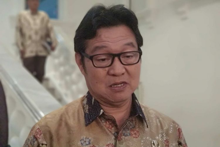 Kepala Dinas Ketahanan Pangan, Kelautan, dan perikanan (KPKP) DKI Jakarta Darjamuni, Kamis (15/3/2018).
