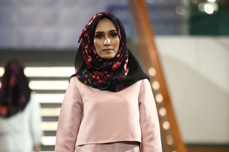 Koleksi Bokitta saat trunk show, Jakarta Ramadan, Rabu (8/5/2019)