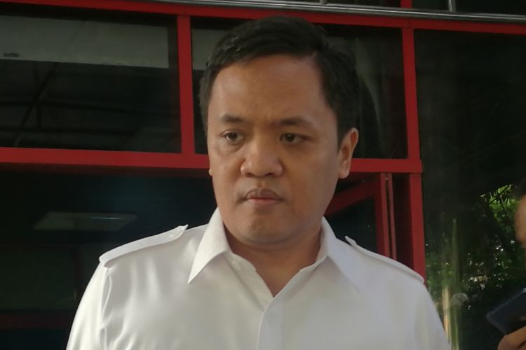 Ketua Bidang Advokasi DPP Partai Gerindra Habiburokhman di Kantor DPP Gerindra, Jakarta, Rabu (8/11/2017)