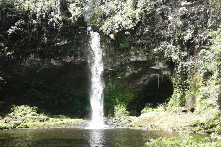 Air Terjun Bulu Boltak yang berada tidak jauh dari lokasi Camp Mayang.