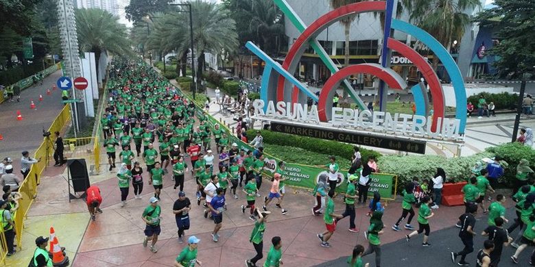 Tahun ini, para peserta MILO Jakarta International 10K melintas rute dari Kawasan Epicentrum Utama Raya, menyusuri jalan Jl. H.R. Rasuna Said, lalu berputar arah di perempatan Kuningan Jl. H.R. Rasuna Said menuju Jl. HOS Cokroaminoto, Jl. Sumenep, Jl. Latuharhari, Jl. Cimahi, Jl. Dr. Kusuma Atmaja, Jl. HOS Cokroaminoto, dan kemudian kembali ke Jl. H.R. Rasuna Said lalu berhenti di garis finish di Kawasan Epicentrum Utama Raya.