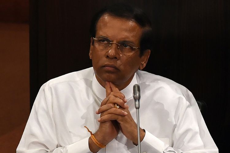 Presiden Sri Lanka Mairithpala Sirisena.
