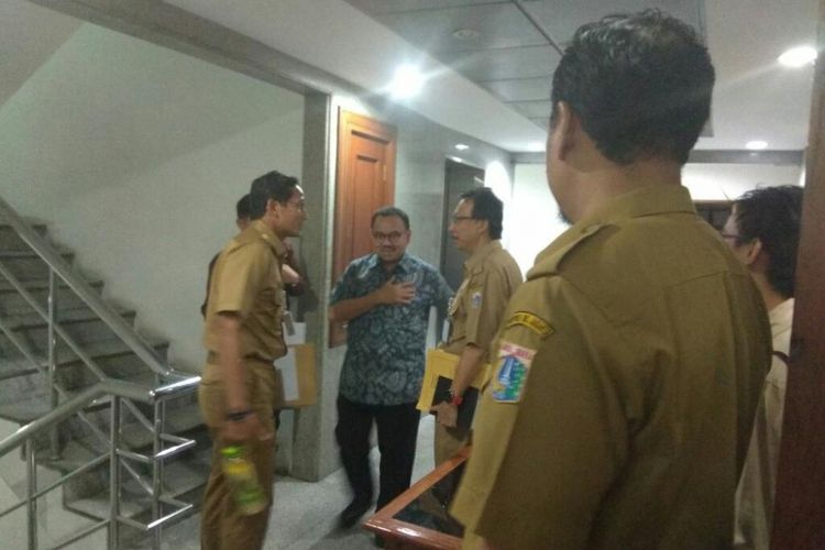 Sudirman Said bertemu dengan Wakil Gubernur DKI Jakarta di Balai Kota.