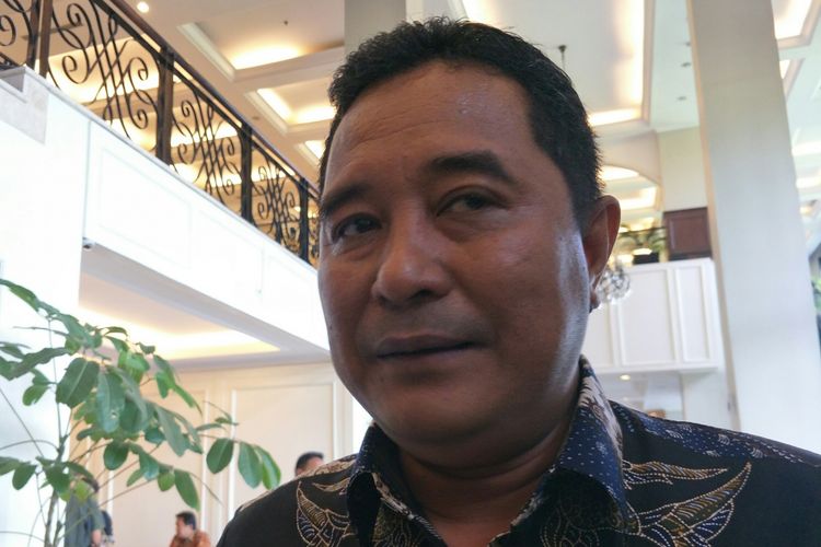 Direktur Politik, Direktorat Jenderal Politik dan Pemerintahan Umum Kemendagri, Bachtiar ketika ditemui di Hotel Royal Kuningan, Jakarta, Jumat (6/4/2018).