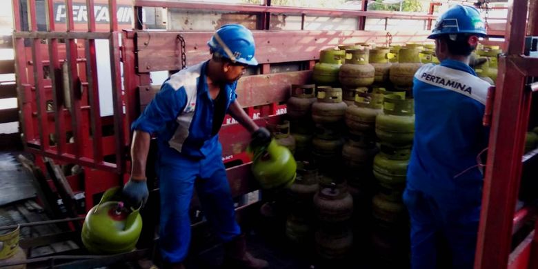 Pertamina Salurkan 430.000-an elpiji ke 9.150 pangkalan di Sumut mulai awal Ramadhan, Rabu (15/5/2019)