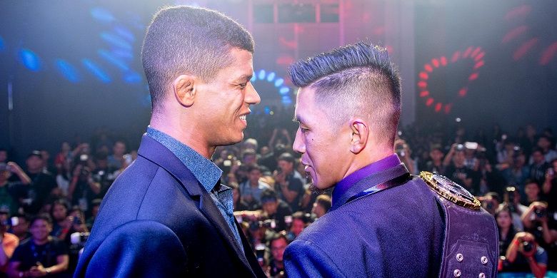 Dua petarung One Championship, Geje Gravity Eustquio dan Adriano Mikinho Moraes akan bertarung pada ajang ONE: Heros A Scent di Mall of Asia Arena, Manila, Filipina pada Jumat (25/1/2019).