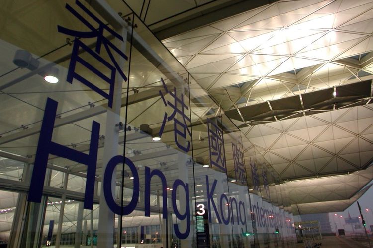 Bandara internasional Hong Kong.