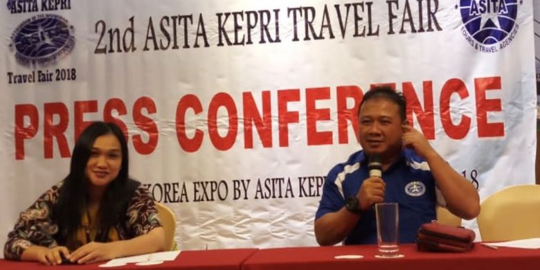 Dewan Pengurus Daerah Asosiasi Perusahaan Perjalanan Wisata (Asita) Kepulauan Riau (Kepri) menggelar 2nd Asita Kepri Travel Fair 2018, yang digelar mulai Kamis (3/5/2018) hingga Minggu (6/5/2018).