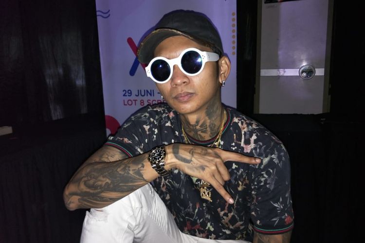 Young Lex saat ditemui dalam sebuah acara di kawasan SCBD, Senayan, Jakarta Selatan, Jumat (29/6/2018).