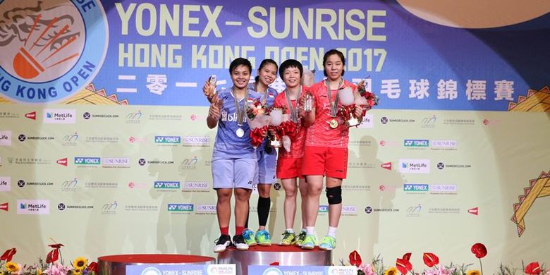 Greysia Polii/Apriyani Rahayu jadi runner-up Hong Kong Open Super Series 2017