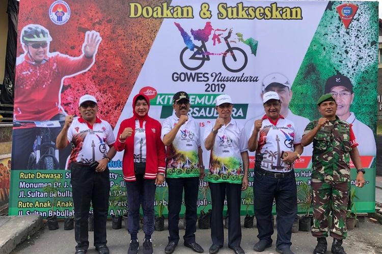  Untuk ketiga kalinya kota Ambon kembali mendapat penghargaan sebagai salah satu kota yang dikunjungi Gowes Nusantara 2019.