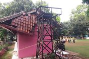 Atlet Panahan Nyaris Tertimpa Runtuhan Bangunan