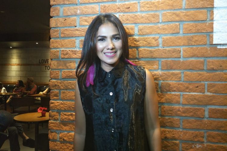Nova Eliza saat ditemui dalam jumpa pers dan screening film Silam di CGV Grand Indonesia, Thamrin Jakarta Pusat, Selasa (4/12/2018).