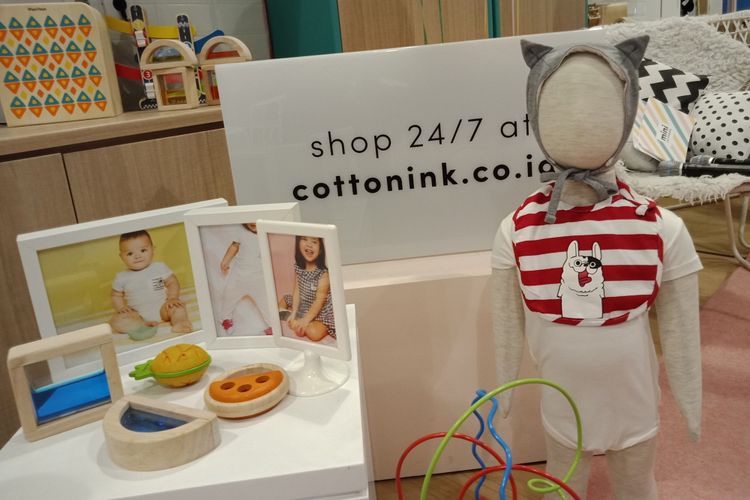 Peluncuran COTTONINK Mini yang dilaksanakan di Buumi Playscape, Pacific Place Mall, Rabu (2/5/2018).