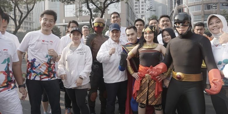 Bekerja sama dengan Komite Olimpiade Indonesia, Lazada Indonesia menggelar Olympic Day Run guna meningkatkan kesadaran dan mendorong dukungan publik terhadap atlet Indonesia yang akan berlaga di Olimpiade, Minggu (28/07/2019). 