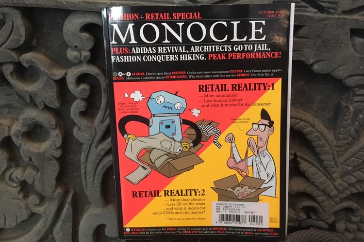 Majalah Monocle edisi Oktober 2017