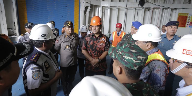 Wali Kota Semarang Hendrar Prihadi meninjau kesiapan Insfrastruktur menjelang Idul Fitri 1440 H di Kota Semarang, Senin (27/5/2019).