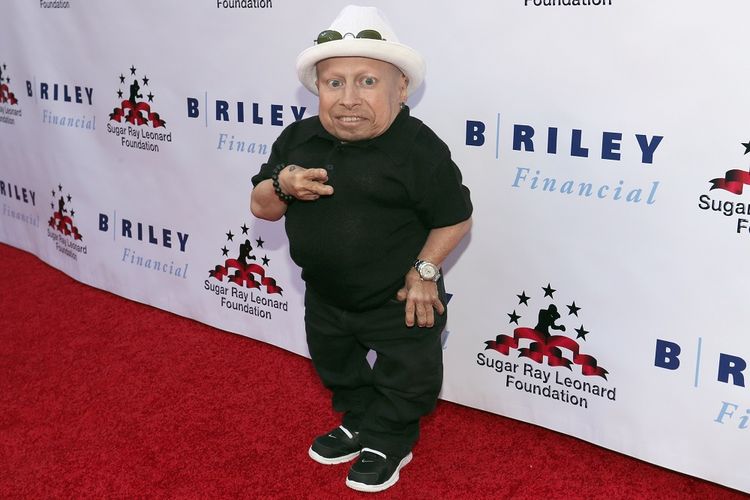 Aktor Verne Troyer menghadiri acara Big Fighters, Big Cause Charity Boxing Night yang digelar B. Riley & Co. and Sugar Ray Leonard Foundation di Dolby Theatre, Hollywood, California, pada 25 Mei 2016.