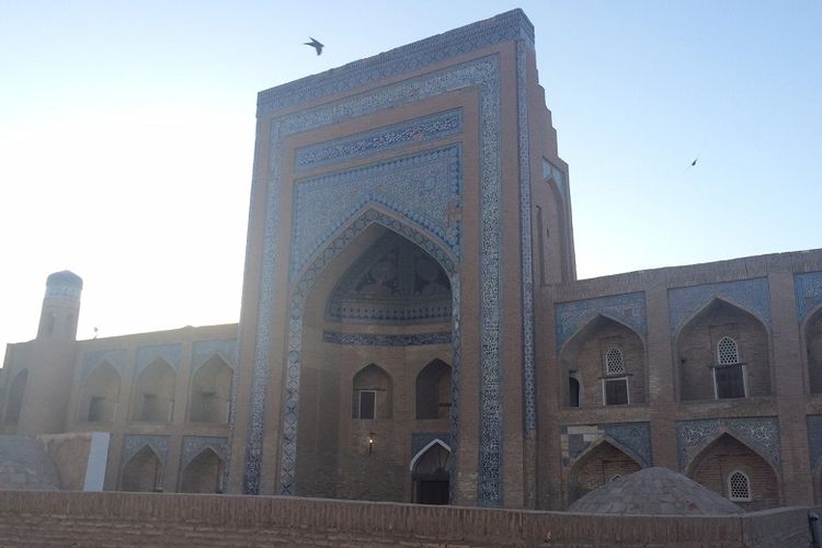 Bangunan yang dikenal dengan nama Kiva di Uzbekistan.