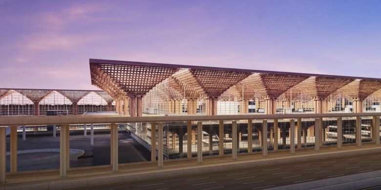 Desain terminal baru Bandara Suvarnabhumi karya tim arsitek DBLAP.