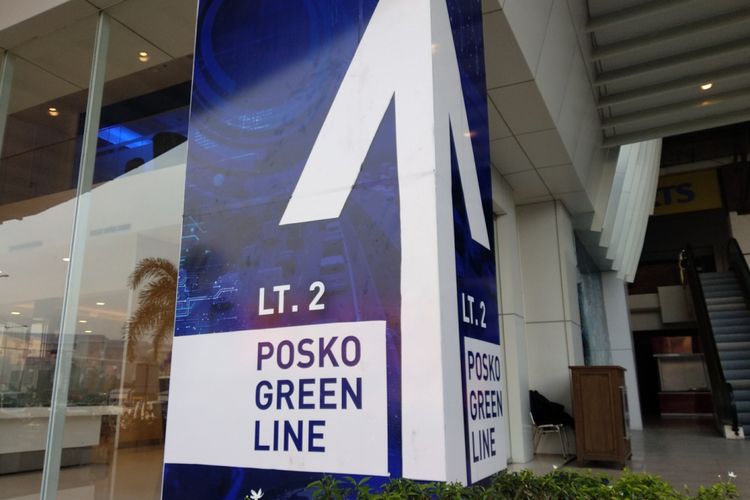 Posko Green Line Bekasi Barat. Posko ini dihadirkan untuk memantau kebijakan lalu lintas di tol Jakarta Cikampek. Kondisi diambil Jumat (16/3/2018)