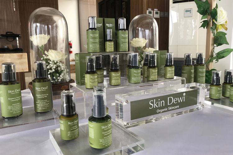 Rangkaian produk skin care organik Skin Dewi.