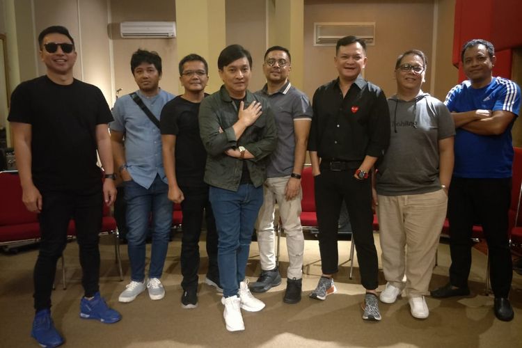 Kahitna saat ditemui di Studio Musica, Pancoran, Jakarta Selatan, Selasa (26/3/2019).