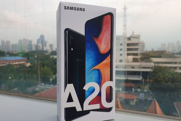 Kotak Kemasan Galaxy A20