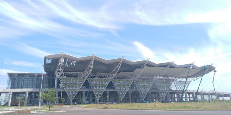 Terminal Utama Bandara Internasional Kertajati, Majalengka, Jawa Barat.