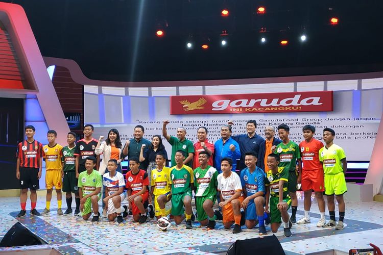 Liga Kompas Kacang Garuda U-14 resmi dibuka di Menara Kompas, Palmerah, Jakarta, Sabtu (7/9/2019) sore.