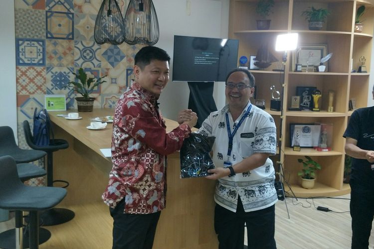 Direktur Utama Sritex Iwan Setiawan Lukminto di Menara Kompas, Jakarta, Selasa (6/8/2019)