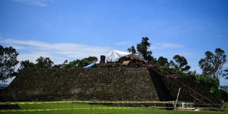 Piramida Teopanzolco, Cuernavaca, Negara Bagian Morelos.