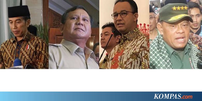 Survei LSI: Prabowo, Gatot dan Anies, Jadi Lawan Tangguh 