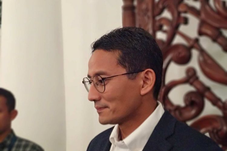 Wakil Gubernur DKI Jakarta Sandiaga Uno di Balai Kota DKI Jakarta, Senin (5/3/2018).