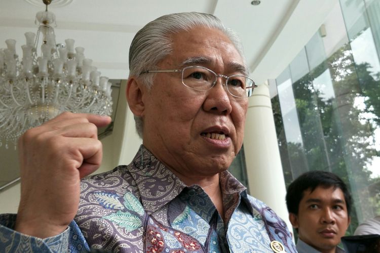 Menteri Perdagangan Enggartiasto Lukita ketika ditemui di Kantor Wakil Presiden RI, Jakarta, Senin (9/4/2018). 