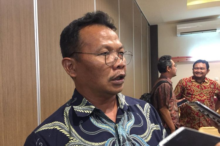 Sekretaris Deputi Bidang Perlindungan Hak Perempuan Kementerian Pemberdayaan Perempuan dan Perlindungan Anak (KPPPA) Priyadi Santosa saat ditemui di Sofyan Hotel Soepomo, Jakarta Selatan, Kamis (29/11/2018). 