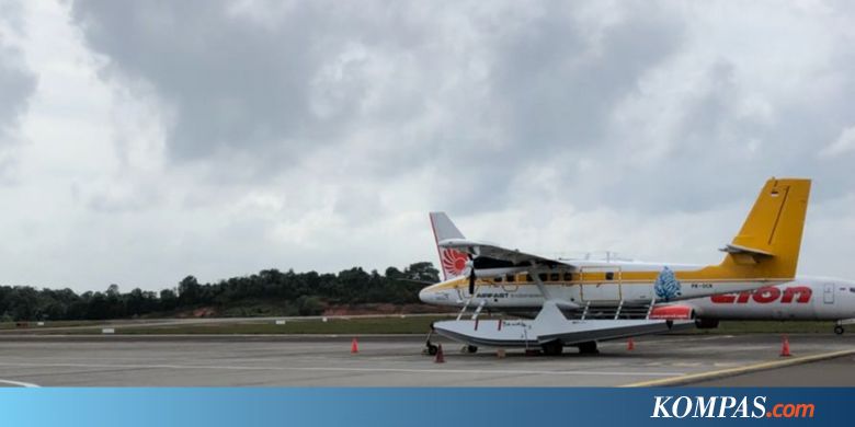 Pesawat Airfast yang Mendarat Darurat di Laut Ocarina Batam Berhasil Dievakuasi