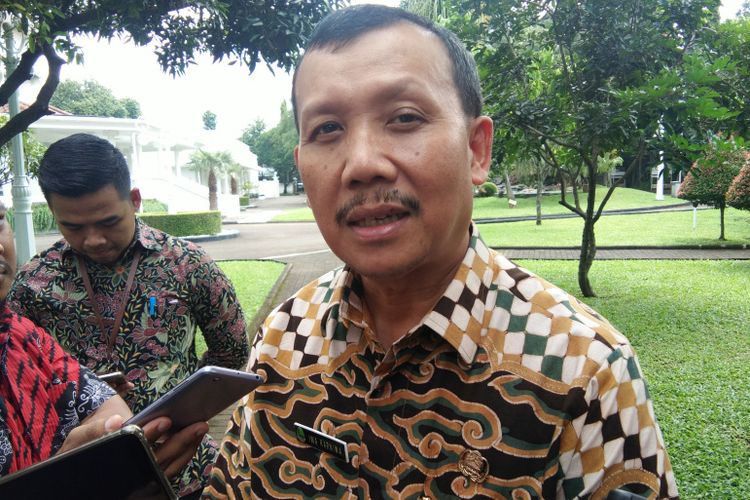 Sekda Jabar Iwa Karniwa saat ditemui di Gedung Pakuan, Jalan Cicendo, Jumat (10/5/2019).