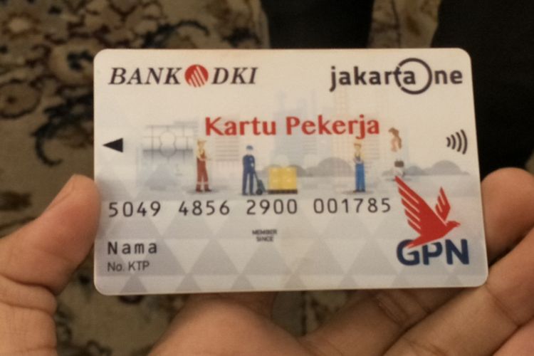 Kartu Pekerja, kartu subsidi transportasi dan pangan buruh DKI yang diluncurkan hari ini, Jumat (12/1/2018).