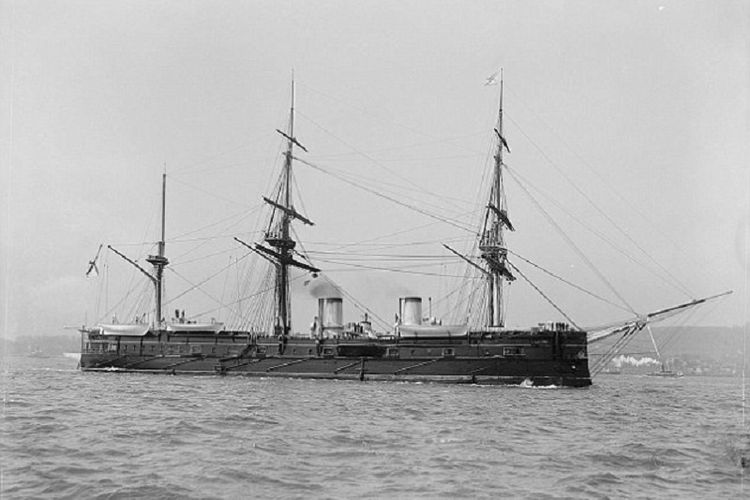 Kapal perang Rusia Dmitrii Donskoi yang tenggelam pada 1905 di perairan Korea Selatan.