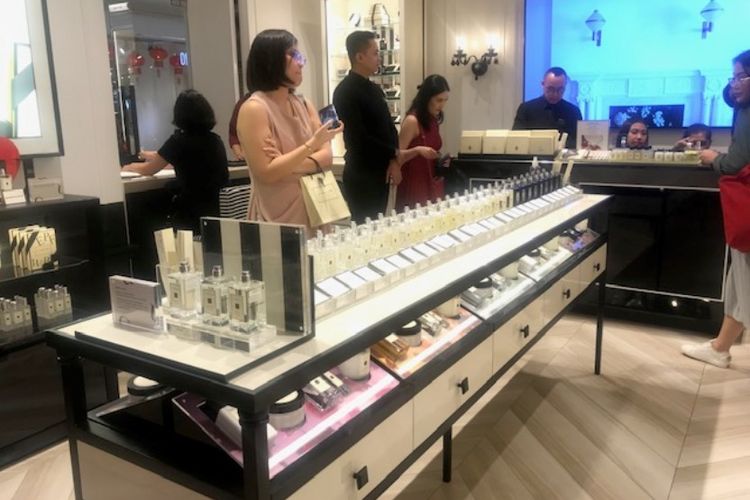 Butik Jo Malone di Plaza Indonesia Jakarta.