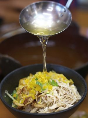 Nasi Ayam di Ganso Keihan Minatoya 
