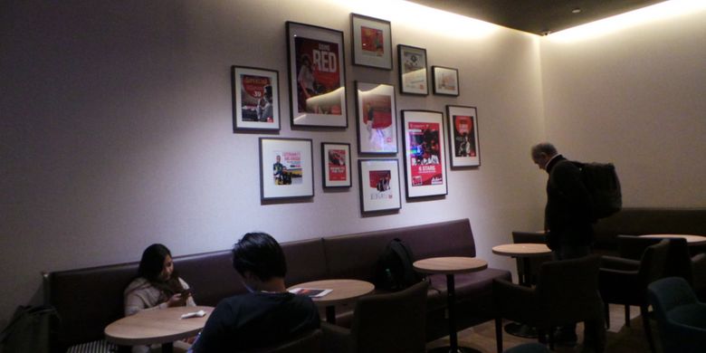 Salah satu sudut AirAsia Premium Red Lounge yang berada di Kuala Lumpur International Airport (KLIA) 2. 