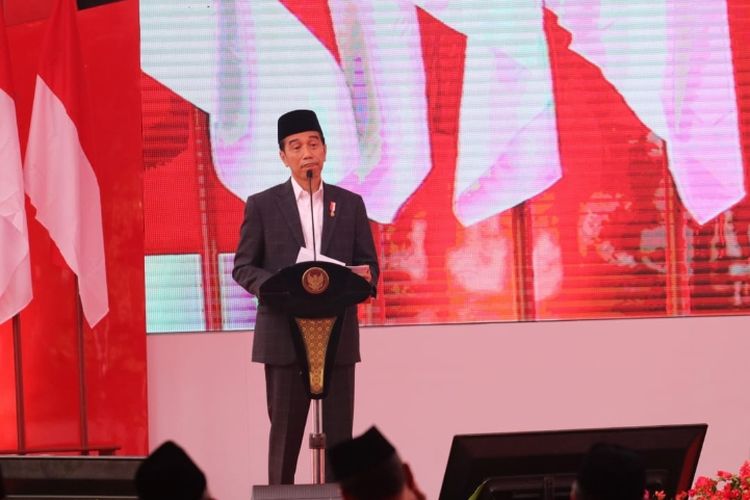 Presiden Joko Widodo membuka Yanwir Muhammadiyah di Bengkulu, Jumat (15/2/2019)