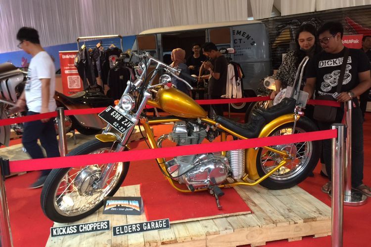 Motor Chopper Jokowi Dipamerkan di IIMS 2018