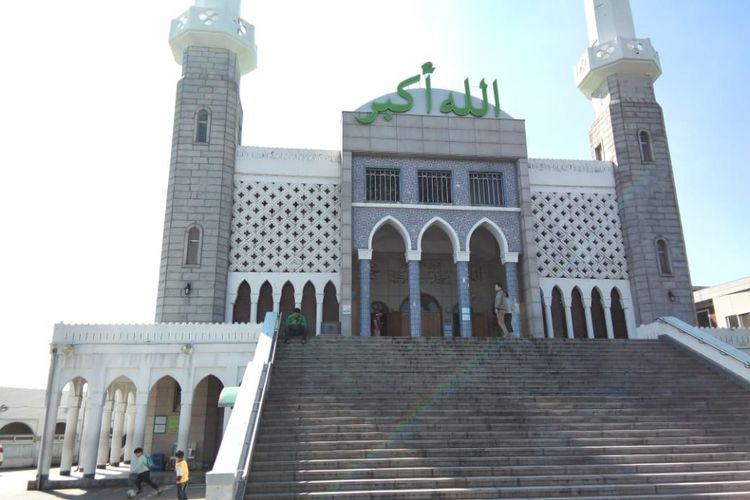 Seoul Central Mosque di Itaewon, Seoul. 