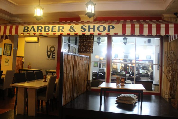 Barbershop di ghaWil Cafe and Coffe.