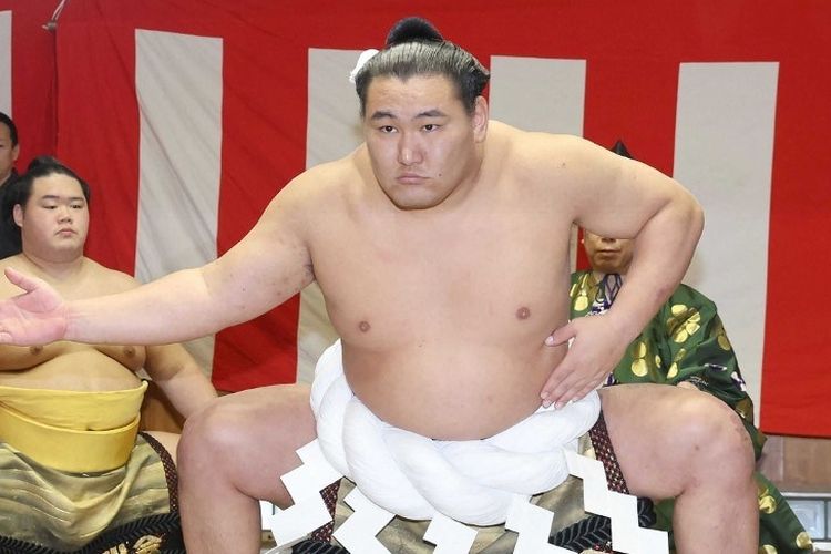 Hoshoryu, pegulat asal Mongolia, resmi menjadi grand master sumo atau yokozuna ke-74. (Foto ini diambil pada 30 Januari 2025)